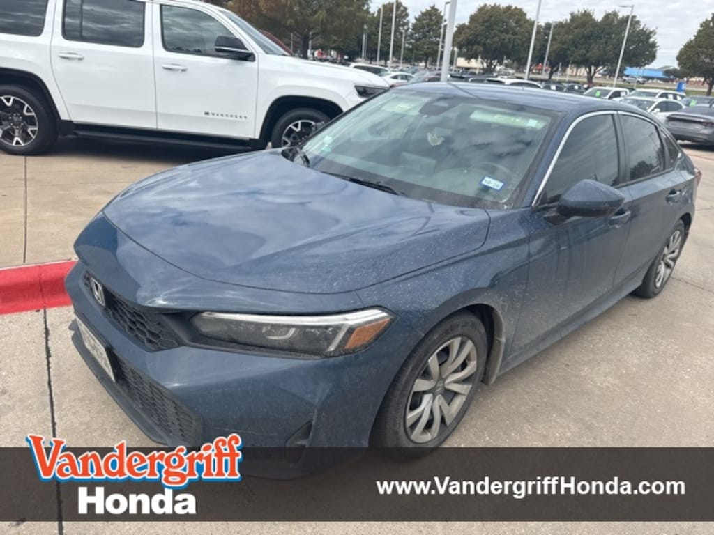 Certified 2025 Honda Civic LX Sedan