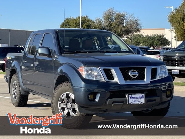 Arctic Blue 2019 Nissan Frontier Pickup Truck Four-Wheel Drive 5-Speed Automatic Overdrive