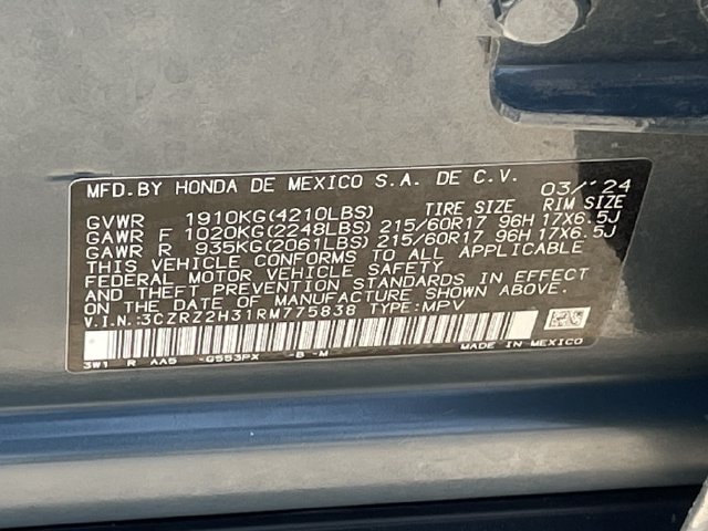 2024 Honda HR-V LX - Photo 28