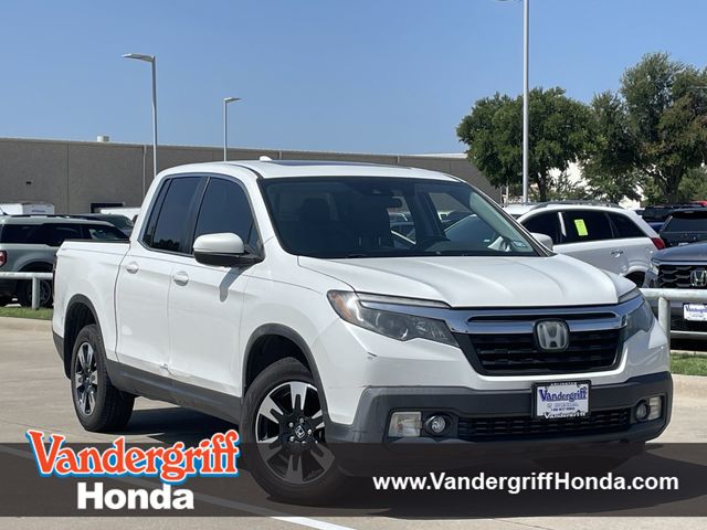Platinum White Pearl 2020 Honda Ridgeline Pickup Truck All-Wheel Drive 9-Speed Automatic