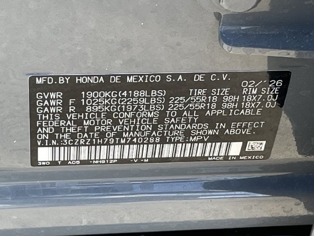 2026 Honda HR-V EX-L - Photo 29