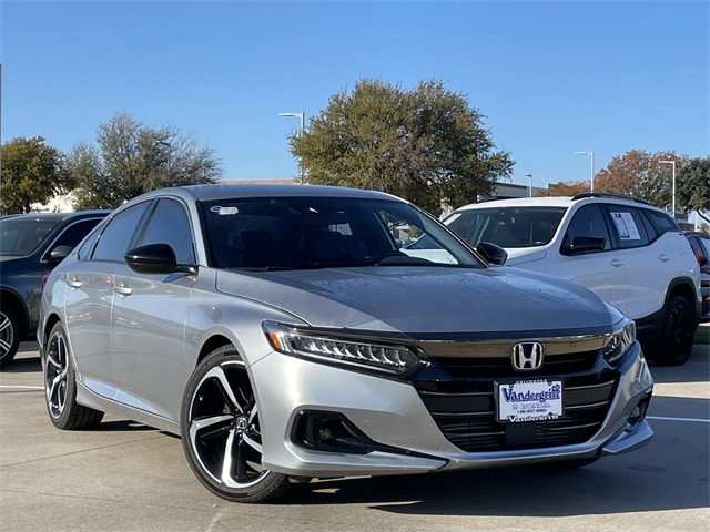 Certified 2022 Honda Accord Sport with VIN 1HGCV1F3XNA093215 for sale in Northfield, Minnesota