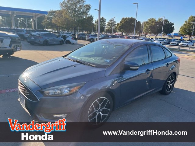 Blue Metallic 2018 Ford Focus Sedan Front-Wheel Drive 6-Speed Automatic