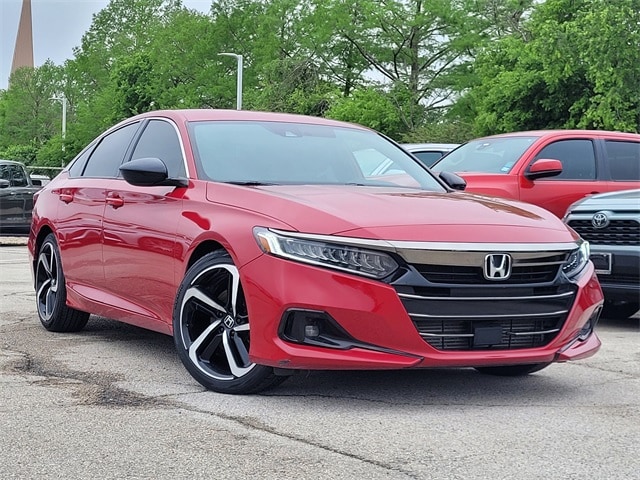 Certified 2022 Honda Accord Sport with VIN 1HGCV1F31NA022114 for sale in Arlington, TX