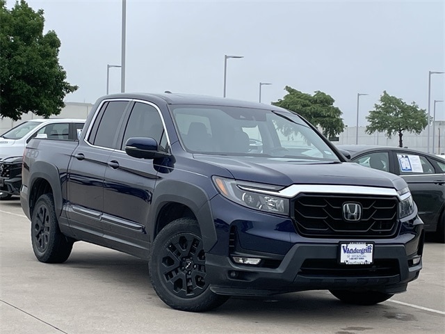 Certified 2023 Honda Ridgeline RTL with VIN 5FPYK3F57PB022288 for sale in Arlington, TX