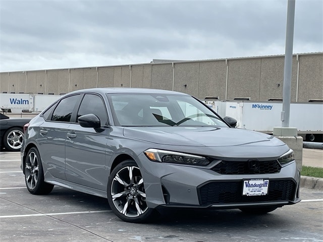 Certified 2025 Honda Civic Sport Touring with VIN 2HGFE4F85SH336842 for sale in Arlington, TX