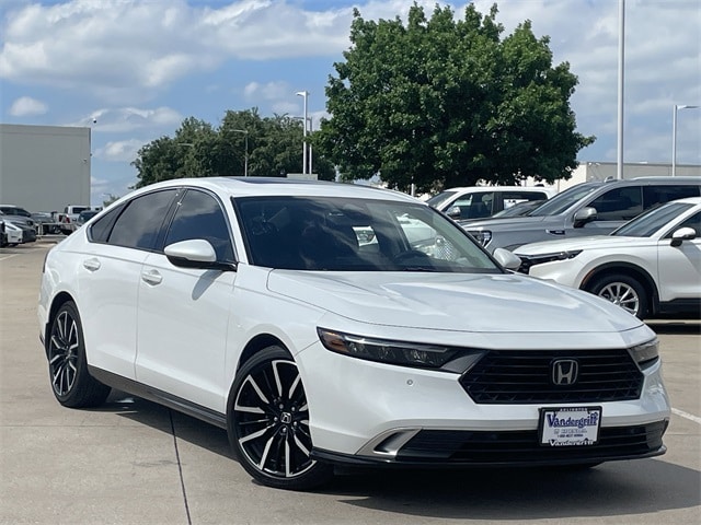 Certified 2023 Honda Accord Hybrid Touring with VIN 1HGCY2F83PA009649 for sale in Arlington, TX