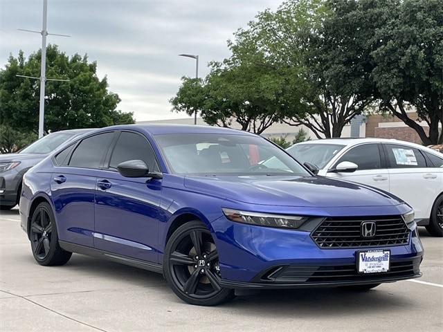 Certified 2023 Honda Accord Hybrid Sport-L with VIN 1HGCY2F78PA034439 for sale in Arlington, TX