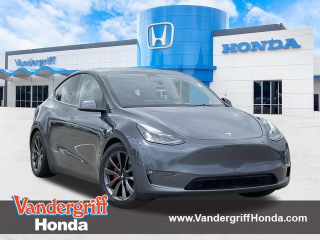 Midnight Silver 2023 Tesla Model Y Performance AWD SUV / Crossover All-Wheel Drive 1-Speed Automatic