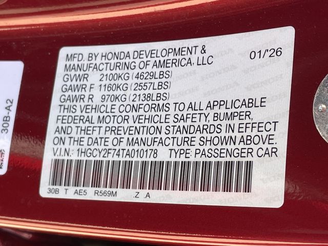 2026 Honda Accord Hybrid Sport-L - Photo 15