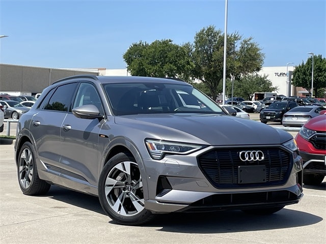 Used 2021 Audi e-tron Premium with VIN WA1AAAGE0MB018432 for sale in Arlington, TX