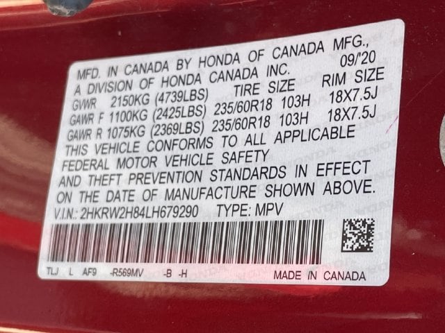 2020 Honda CR-V EX-L - Photo 31