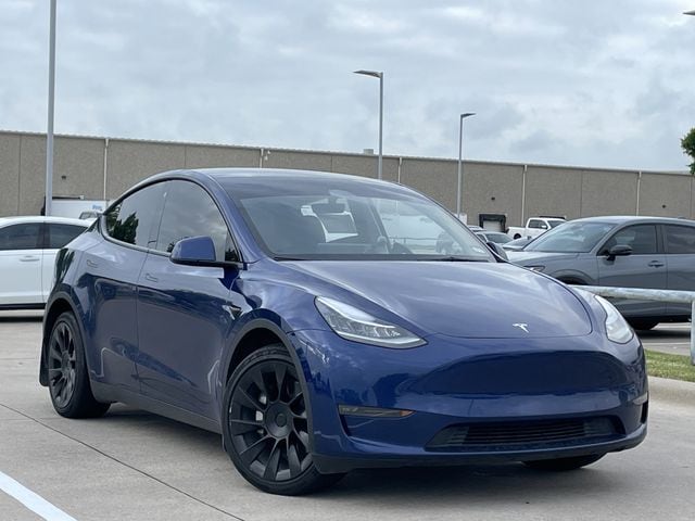 Used 2022 Tesla Model Y Long Range with VIN 7SAYGDEE7NF386826 for sale in Arlington, TX