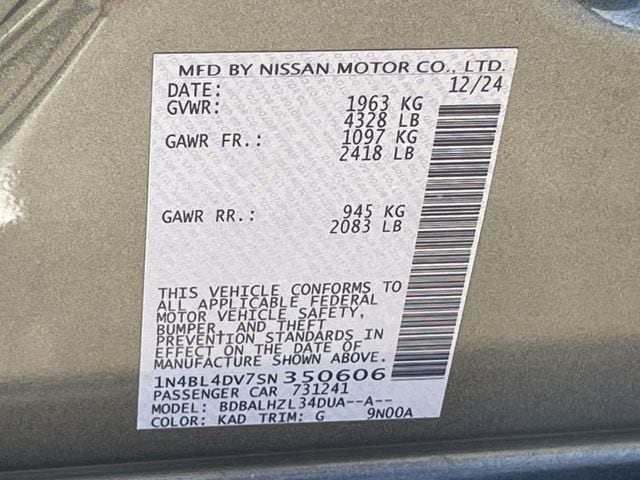2025 Nissan Altima SV - Photo 28