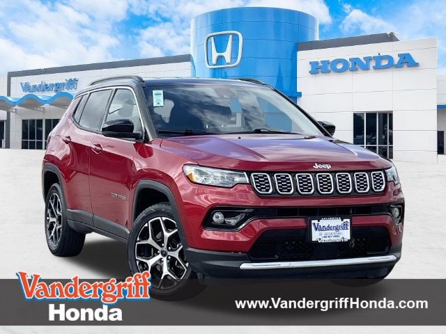 Red Hot Pearlcoat 2025 Jeep Compass SUV / Crossover Four-Wheel Drive 8-Speed Automatic