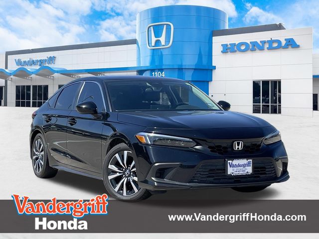 Crystal Black Pearl 2022 Honda Civic Hatchback Hatchback Front-Wheel Drive Continuously Variable Transmission
