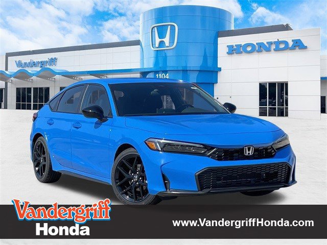 Boost Blue Pearl 2026 Honda Civic Hatchback Hatchback Front-Wheel Drive Continuously Variable Transmission