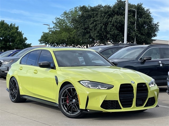 Used 2022 BMW M3 Sedan Base with VIN WBS33AY03NFL90572 for sale in Arlington, TX
