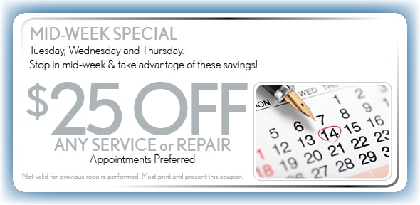 Mid-Week Service Coupon, Arlington, TX Honda Service Special. If no image displays, this offer has ended.