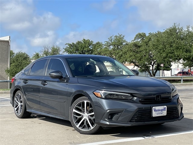Certified 2024 Honda Civic Touring with VIN 2HGFE1F92RH317375 for sale in Arlington, TX