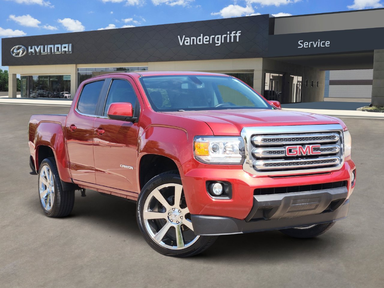 Copper Red Metallic 2016 GMC Canyon Pickup Truck 4X2 6-Speed Automatic