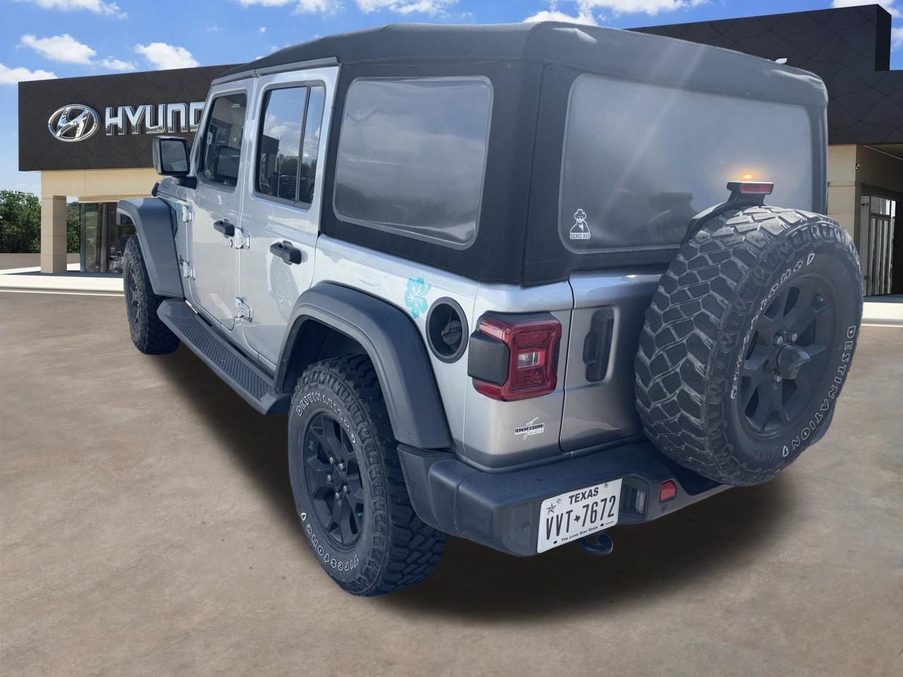 Used 2020 Billet Silver Jeep Unlimited Willys image 2