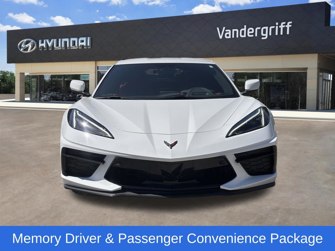 Used 2020 Arctic White Chevrolet Stingray 3LT image 3