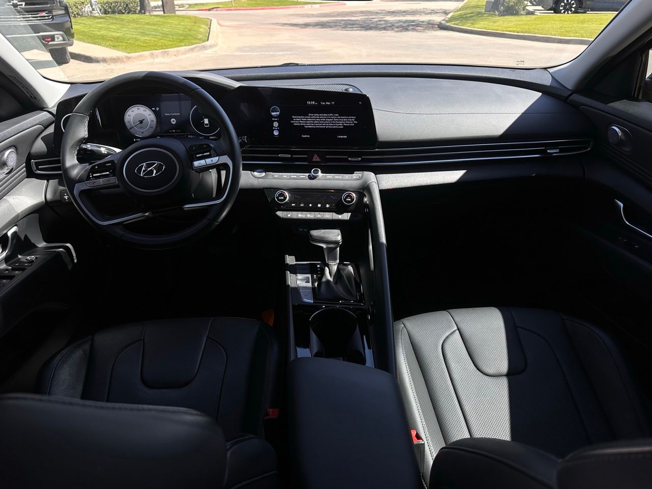 Used 2023 Intense Blue Hyundai Limited image 15