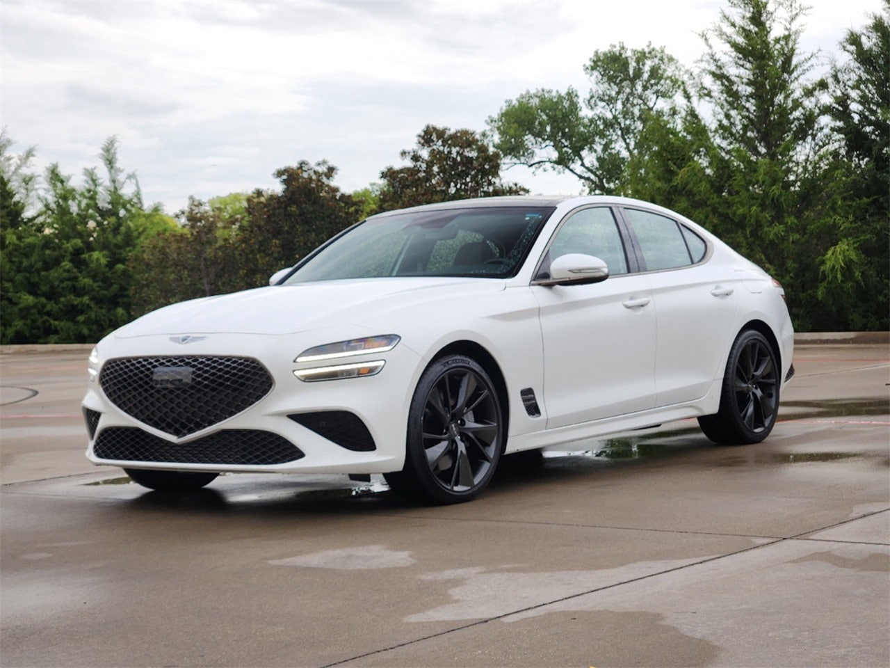 Used 2023 GENESIS G70 Standard with VIN KMTG54TEXPU127406 for sale in Arlington, TX