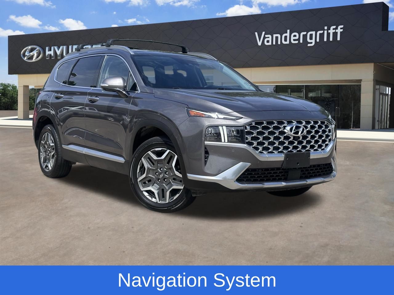 Portofino Gray 2023 Hyundai Santa Fe Hybrid Plug-In Limited AWD SUV / Crossover All-Wheel Drive 6-Speed Automatic