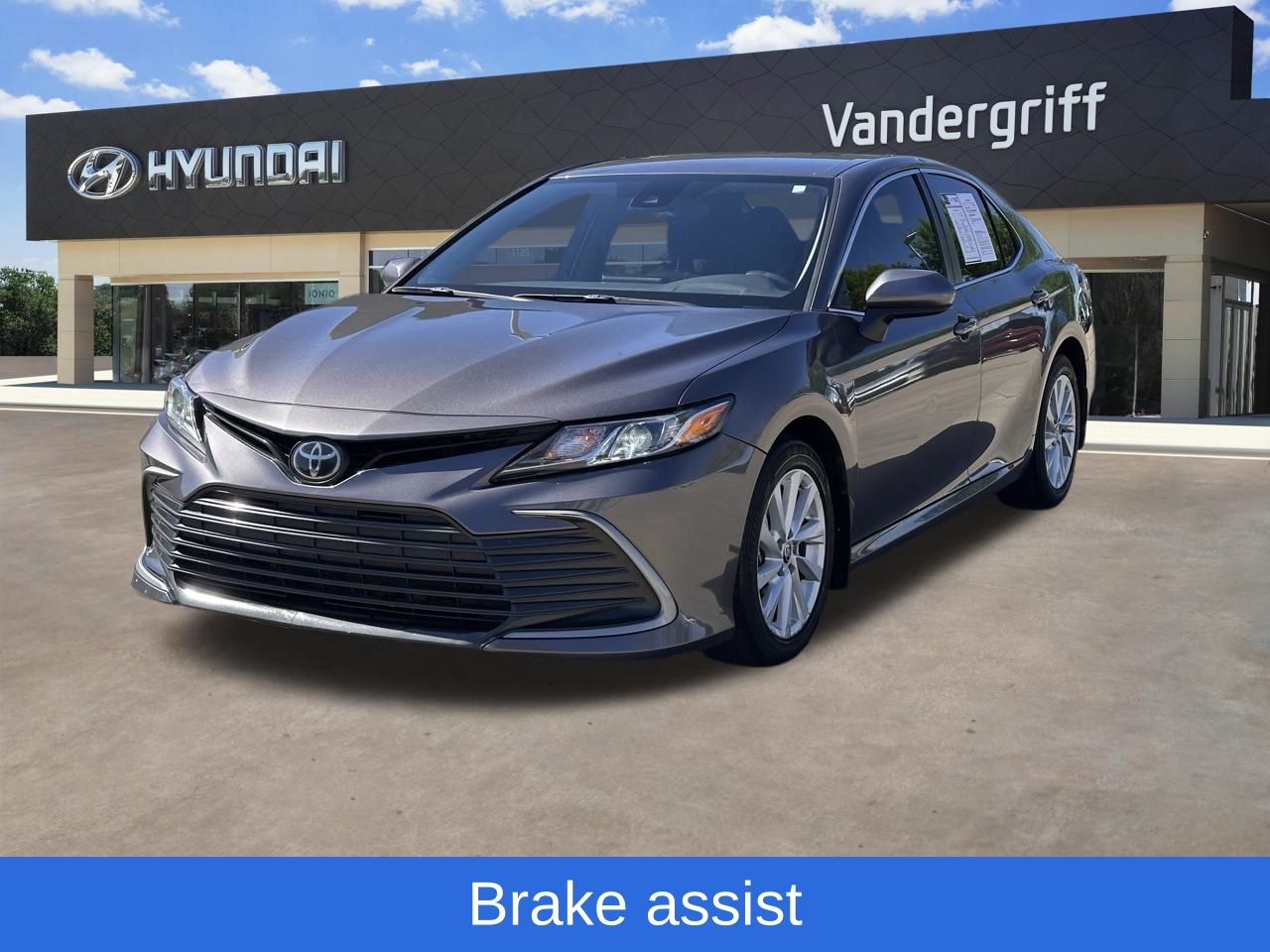 Used 2022 Predawn Gray Mica Toyota LE image 3