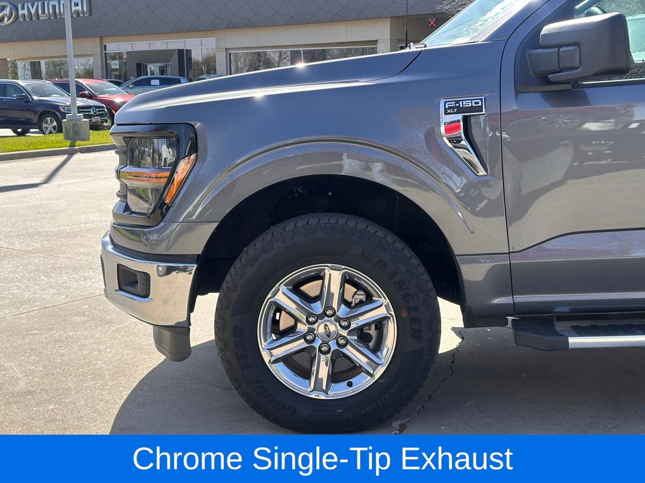 Used 2025 Harbor Gray Metallic Ford XLT image 6