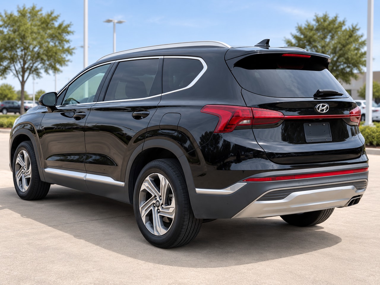 Used 2021 Twilight Black Hyundai SEL image 7