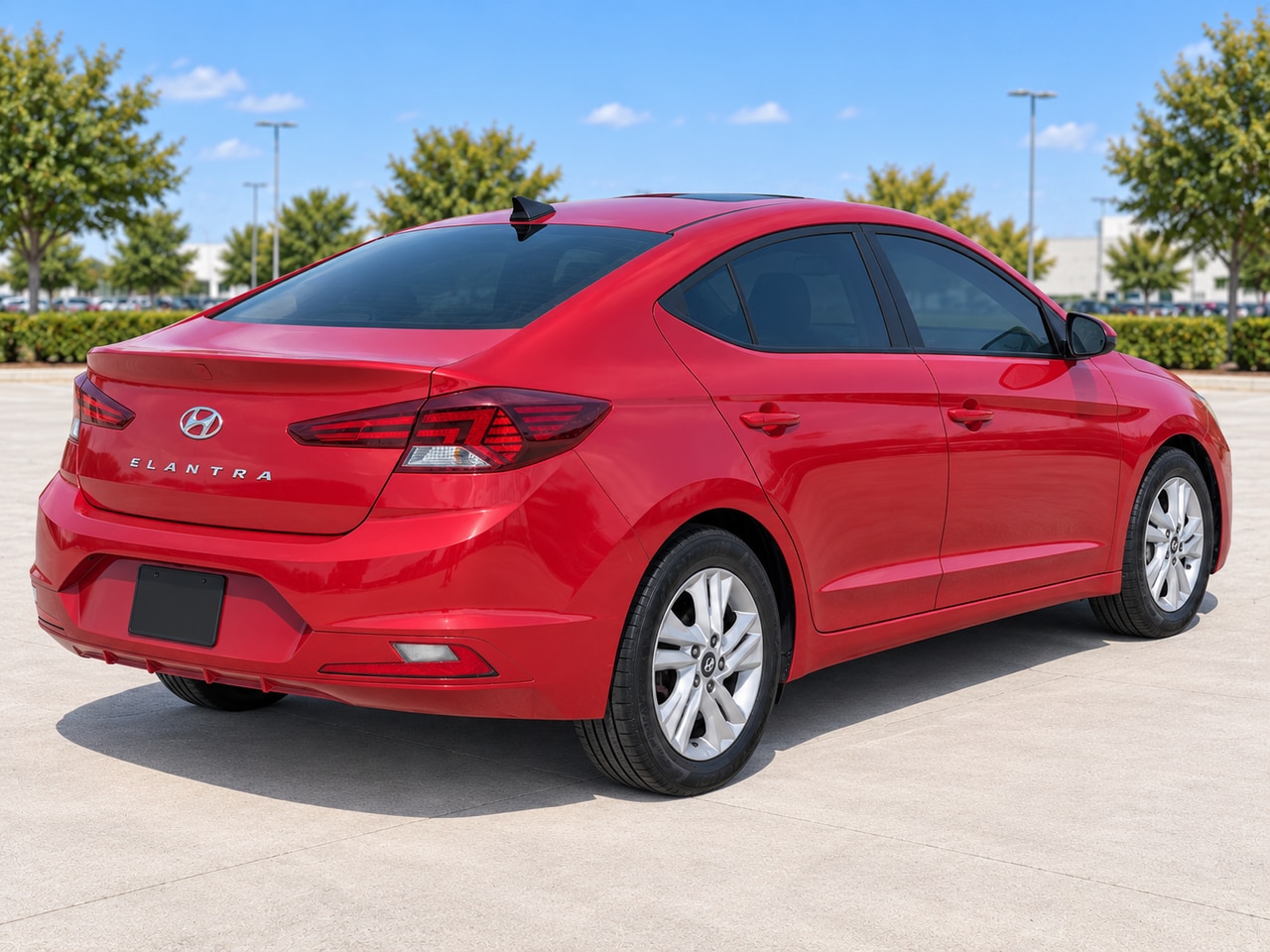 Used 2019 Scarlet Red Hyundai Value Edition image 5