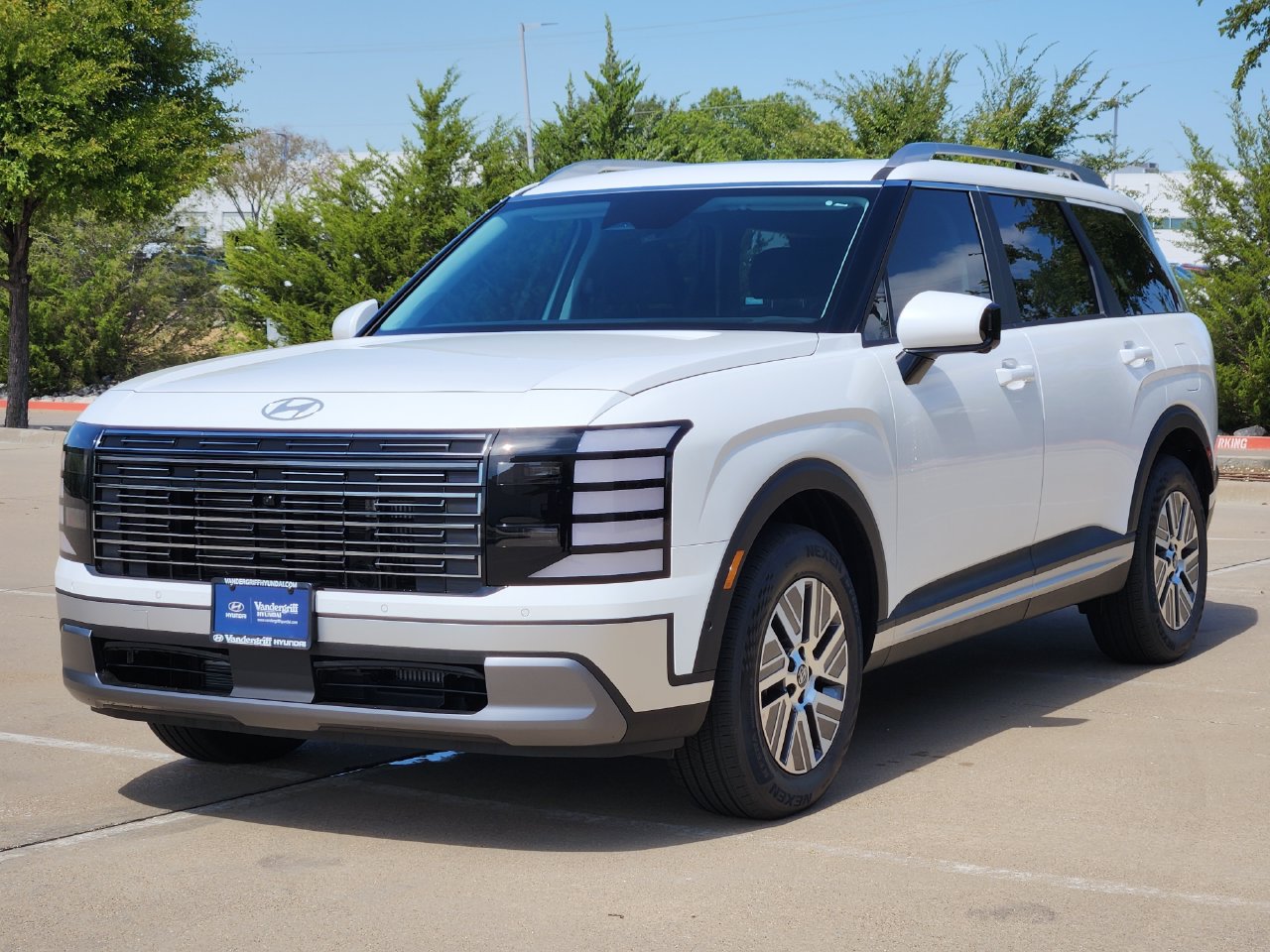 New 2027 Creamy White Pearl Hyundai Blue SEL Premium 7P image 3