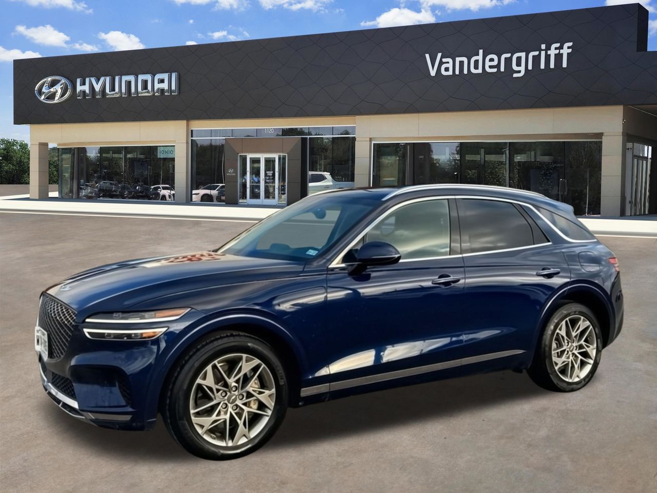 Capri Blue 2025 Genesis GV70 SUV / Crossover All-Wheel Drive 8-Speed Automatic