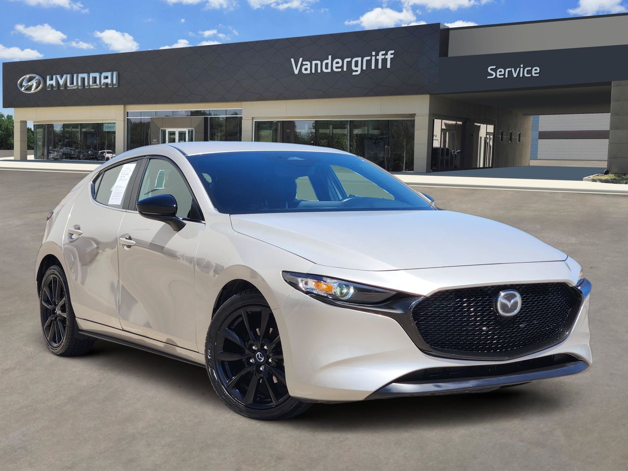 Gray (Platinum Quartz) 2025 Mazda MAZDA3 Hatchback Front-Wheel Drive 6-Speed Automatic