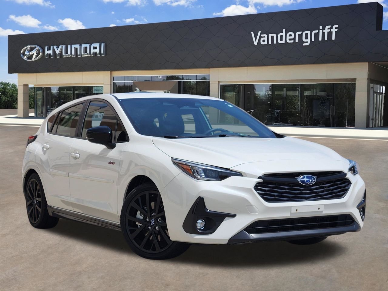 Crystal White Pearl 2025 Subaru Impreza Wagon All-Wheel Drive Continuously Variable Transmission