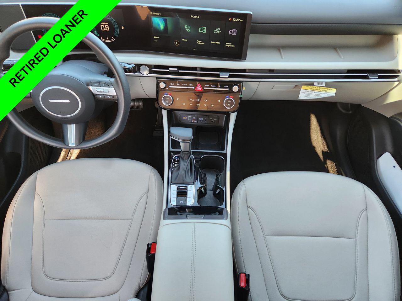 New 2025 Shimmering Silver Hyundai SEL FWD image 24