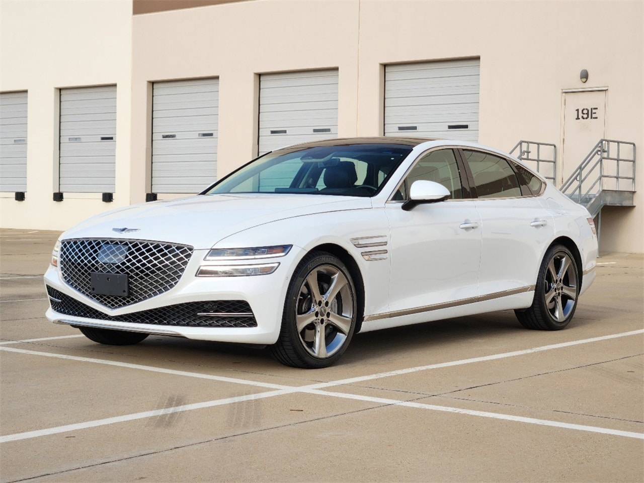 Used 2021 GENESIS G80 Base with VIN KMTGC4SD0MU081174 for sale in Arlington, TX