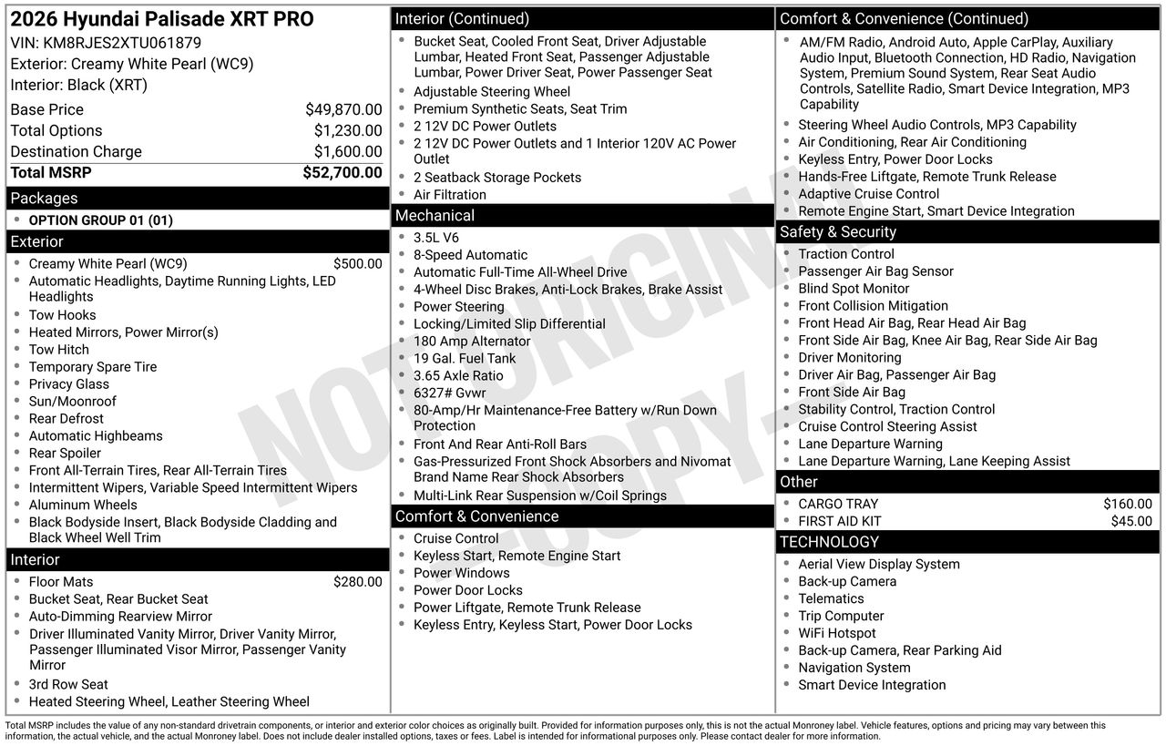 New 2026 Creamy White Pearl Hyundai XRT Pro image 7