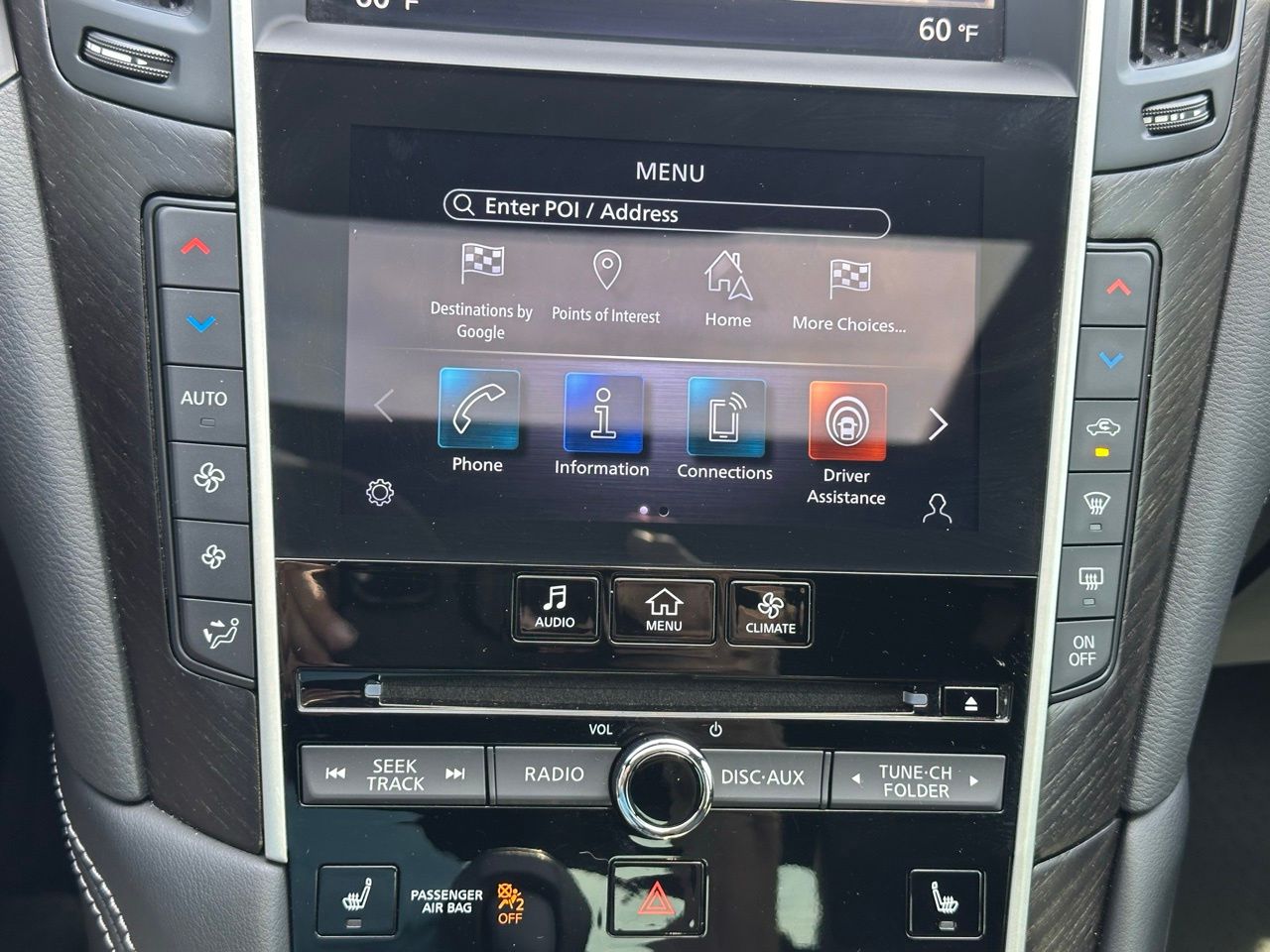 Used 2023 Black Obsidian INFINITI Sensory image 32