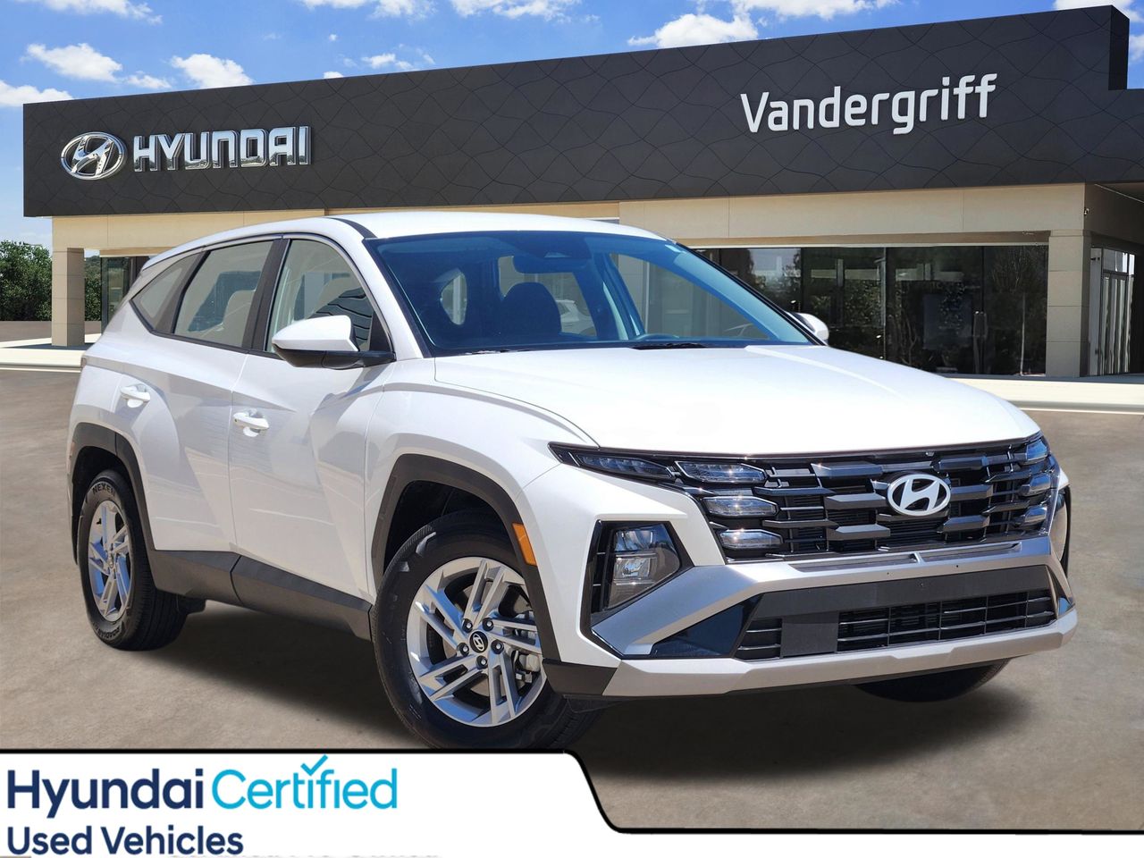 Serenity White Pearl 2025 Hyundai Tucson SUV / Crossover Front-Wheel Drive 8-Speed Automatic