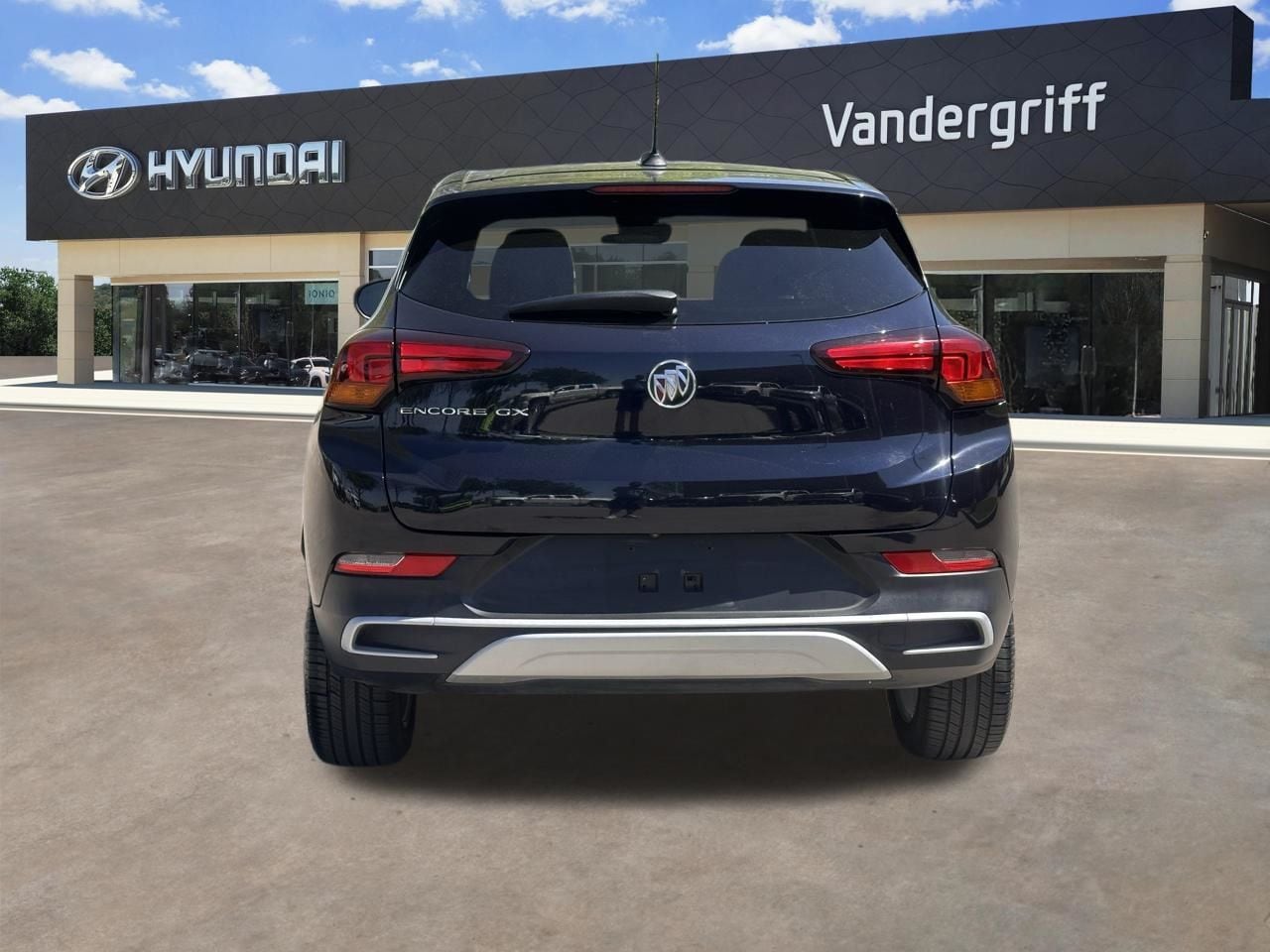 Used 2021 Dark Moon Blue Metallic Buick Preferred image 11