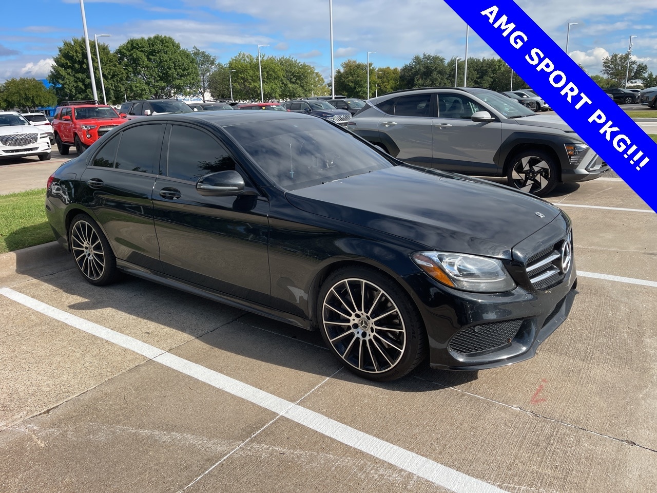 Used 2018 Mercedes-Benz C-Class Sedan C300 with VIN 55SWF4JB2JU274091 for sale in Arlington, TX