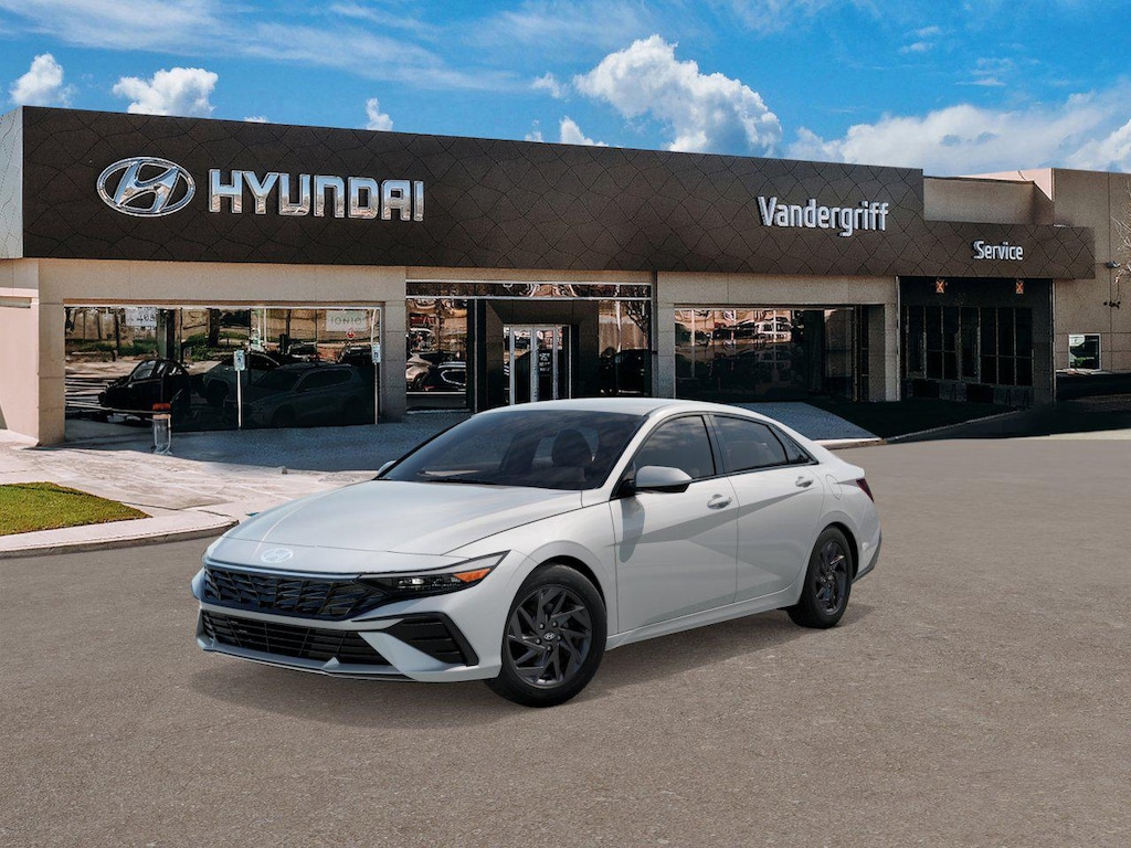 New 2026 Hyundai Elantra HEV Blue Sedan