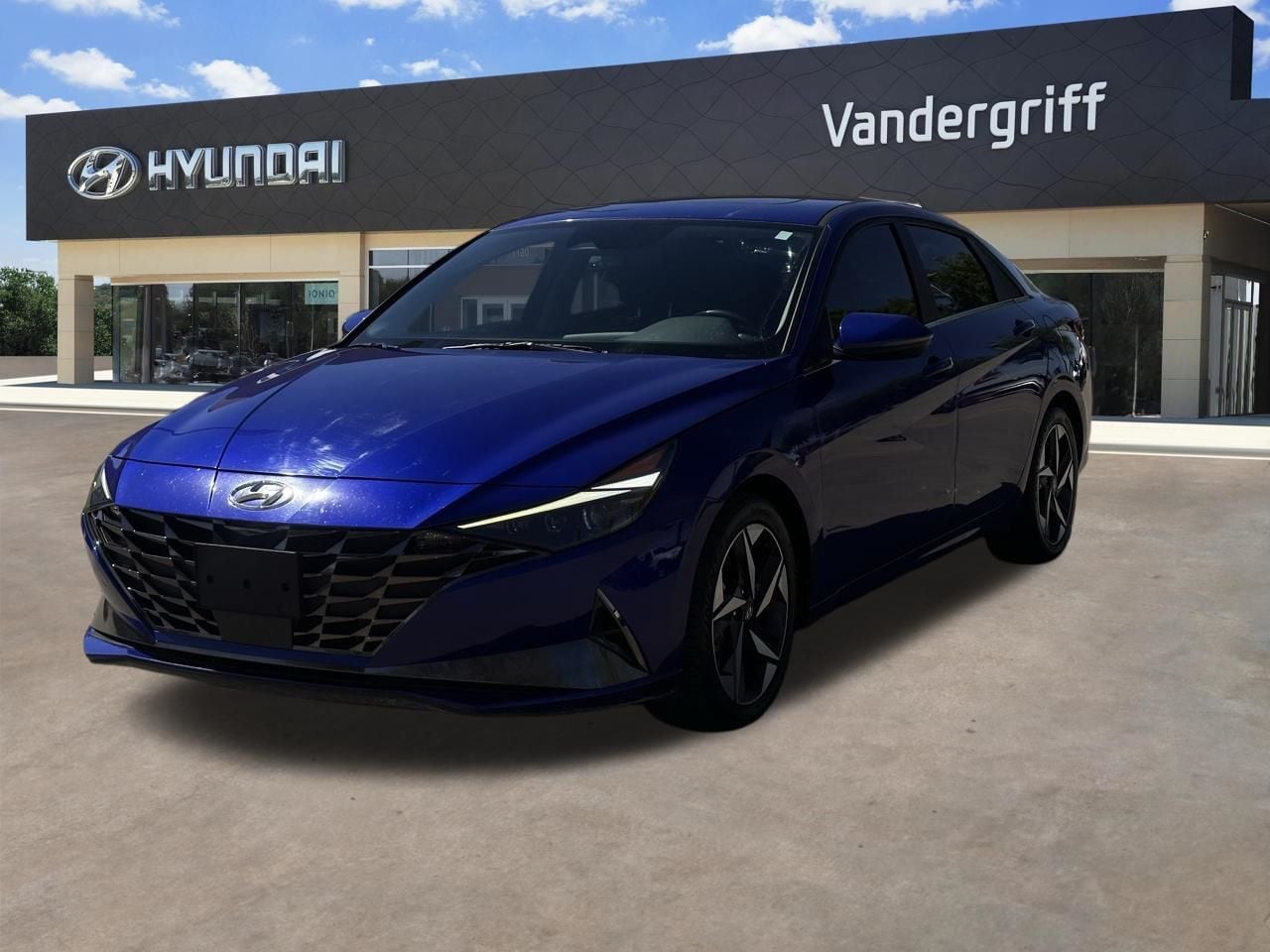 Used 2023 Intense Blue Hyundai Limited image 4