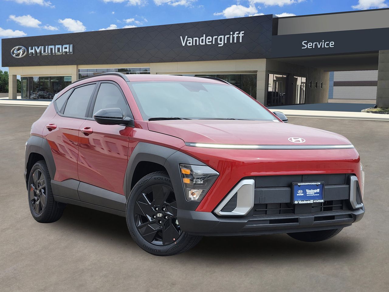 Ultimate Red Metallic 2026 Hyundai Kona SUV / Crossover Front-Wheel Drive Continuously Variable Transmission