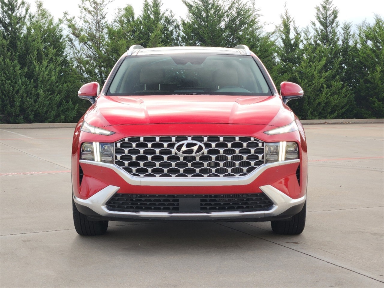 Used 2021 Hyundai Santa Fe Limited with VIN 5NMS44AL2MH330001 for sale in Arlington, TX