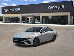 2026 Hyundai Elantra Hybrid Blue Sedan